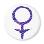 "Female symbol" magnet