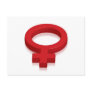 FEMALE SYMBOL POST CARD