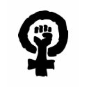 Female symbol solidarity hand t-shirts