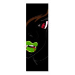 Female Vampire Bookmark business cards