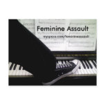 Feminine Assault Postcard