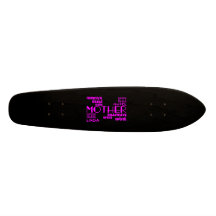 Feminine Chic & Stylish : Beautiful Mothers & Moms Skate Board Deck