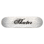 Feminine Damask Skateboard
