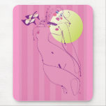 Feminine Outline mousepads