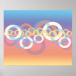 Feminine pastel graphic design poster posters