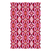 Feminine Pink Lace Pattern Stationery Design