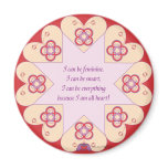 Feminine, Smart, All Heart--HeartStar(TM) magnet