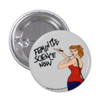 Feminise Science Button