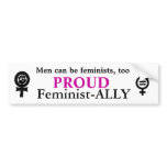 Feminism bumper stickers