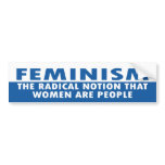 feminism bumper stickers