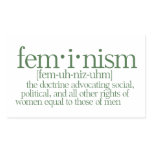 Feminism Defined Rectangular Stickers