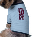 Feminist! pet clothing