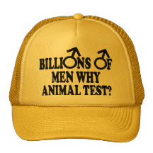 Feminist funny animal test hats