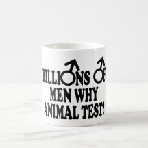 Feminist funny animal test mug