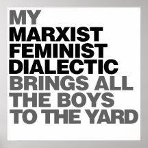 Feminist humour poster