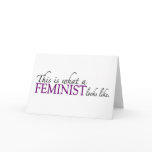 Feminist Looks Like cards
