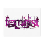 Feminist postcards