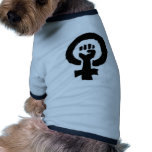 Feminist Symbol pet clothing