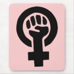 Feminist Symbol Mouse Pads