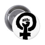 Feminist Symbol Pinback Button