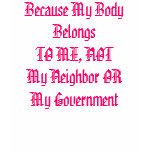 Feminists Against Sarah Palin Pro-Choice t-shirts