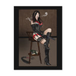 Femme Fatale - Dominatrix Post Card postcards