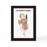 Femme Fatale Murder Mystery Invitation Card