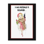 Femme Fatale Murder Mystery Invitation Postcard
