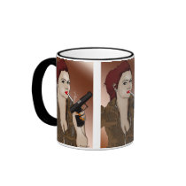 Femme Fatale - Smoking and Guns Mug