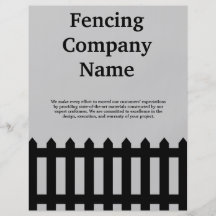 Fencing Company Business Flyer