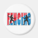Fencing Refrigerator Magnet