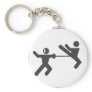 Fencing vs taekwondo keychain
