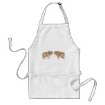 Feng Shui Double Elephant aprons