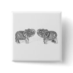 Feng Shui Double Elephant - B&W buttons