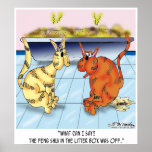 Feng Shui In The Litter Box Is Off posters