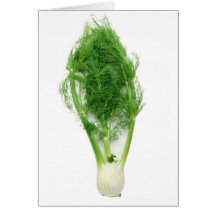 Fennel leaf and bulb card