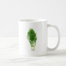 Fennel leaf and bulb coffee mugs