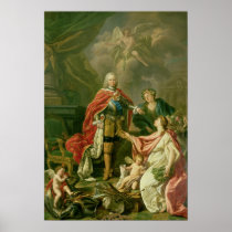 Ferdinand VI  as Patron Print