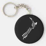 Fern NZ Dark Keychain