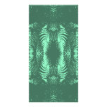 Fern Pattern in Green. Photo Greeting Card
