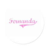 Fernanda Classic Style Name Stickers