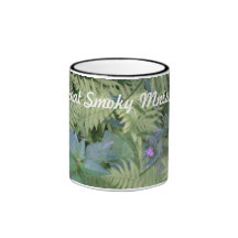 ferns & flowers smoky mountain national park mug