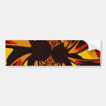 Ferocious – Amber & Orange Creature Bumper Stickers