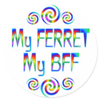 Ferret BFF Sticker