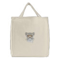 Ferret embroidered bags