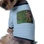 Ferret frolicking with angels doggie t shirt