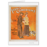 Ferris Comedians "Pacemakers at Popular Prices" Greeting Card