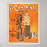 Ferris Comedians "Pacemakers at Popular Prices" posters