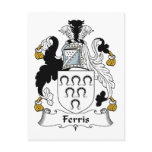 Ferris Family Crest postcards