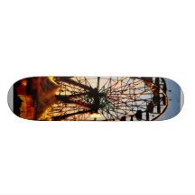 Ferris Wheel at Night Skate Board